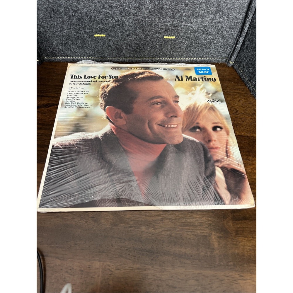 AL MARTINO‎ This Love For You LP Capitol T 2654 US 1967 SEALED! 16D READ!